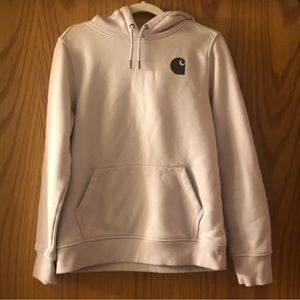 Light Pink Carhartt Hoodie Relaxed Fit Medium